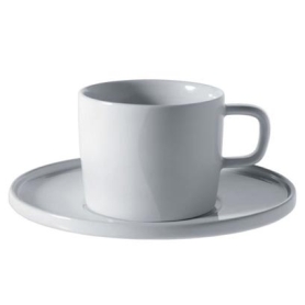 6 tazze da caffè con piatto