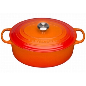 oval pot with lid 29 cm
