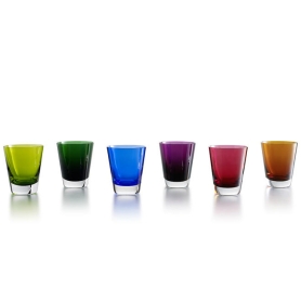 6 tumblers in different colours