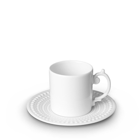6 espresso cups with saucers