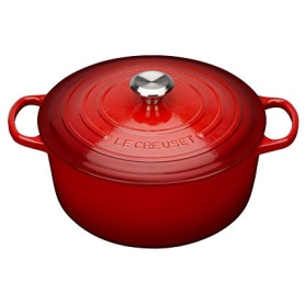 round cocotte cm 20 red