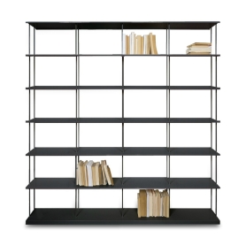 libreria cm 203x200 nera