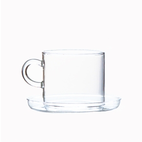 6 glass teacups