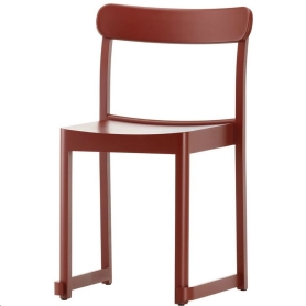Atelier chair dark red