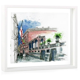 Palazzo Tursi  - framed lithography