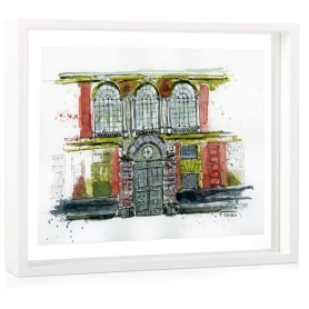 Palazzo Tobia Pallavicino - framed lithography