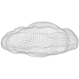 metal mesh cloud large