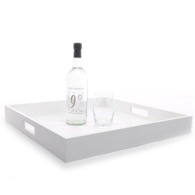 vassoio MDF bianco 48x48