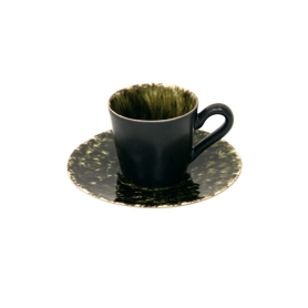 6 tazze caffè con piatto forest
