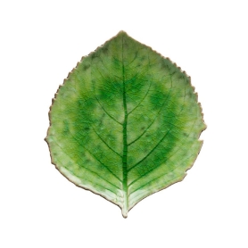6 piattini foglia Hydrangea cm 22