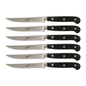 Set of 6 Steak Knives serrated blade