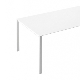 Share for Aluminium Thin-K extedable dining table white 100x200-280