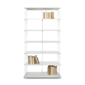 libreria cm 203x100 bianca