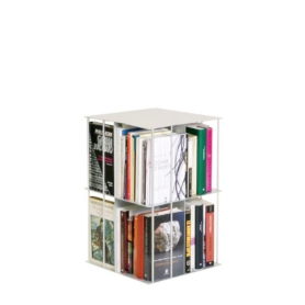 revolving bookshelf 33x33 h 52 cm