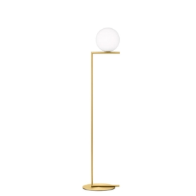 IC F1 brass floor lamp