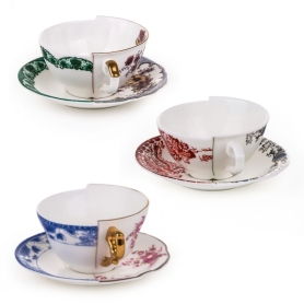 Set of 3 tea cups tÃ¨ I edition decoration