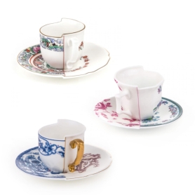 Set of 3 coffee cups tÃ¨ I edition decoration