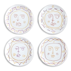 set 4 piatti piani cm 27