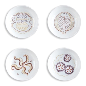 set 4 piatti fondi cm 19