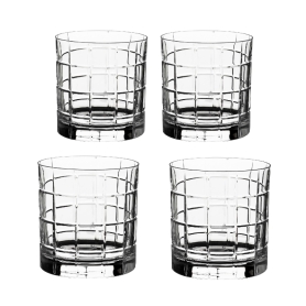 4 whisky glasses