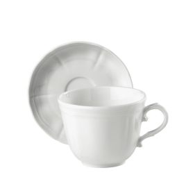 6 tazze caffè con piatto