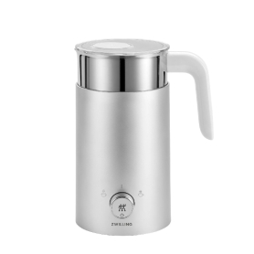 cappuccino frother silver