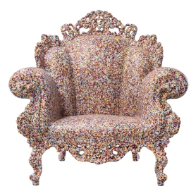poltrona Proust multicolor fondo bianco