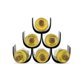 Modular Wine Rack Bottle Holder black