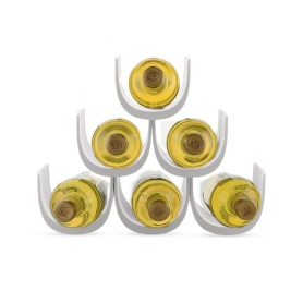 Modular Wine Rack Bottle Holder white