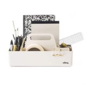 Toolbox RE white desk container