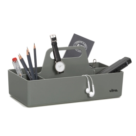 Toolbox RE Moss grey desk container