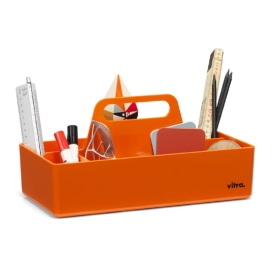 Toolbox RE Tangerine desk container