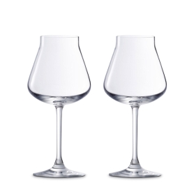 6 white wine glasses