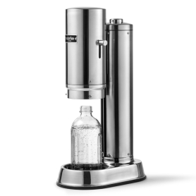 Carbonator Pro chrome with glass bottle