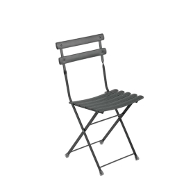 foldable chair dark grey