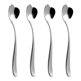 4 ice cream spoons