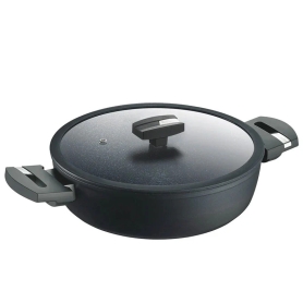 casseruola bassa cm 32 con coperchio