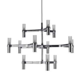 Crown minor chrome chandelier