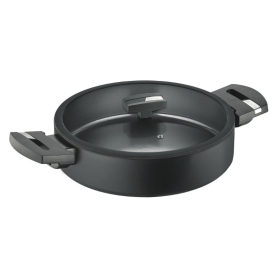 casseruola bassa cm 28 con coperchio