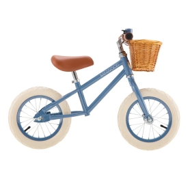 balance bike dusty pink assembled