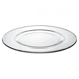 6 sottopiatti con tesa bordo platino