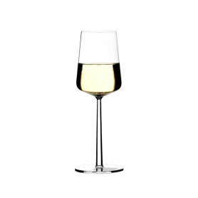 6 white wine glasses