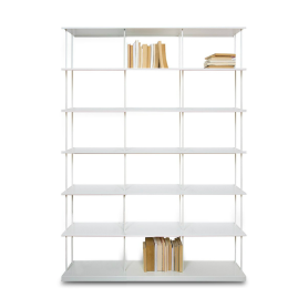 libreria cm 203x150 bianca