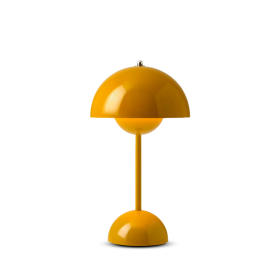 Flowerpot portable lamp mustard