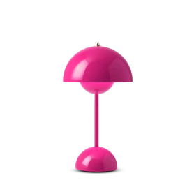 Flowerpot portable lamp tangy pink