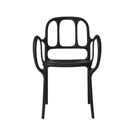 MilÃ  chair matt black