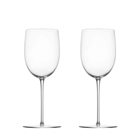 couple of white wine glasses 1280102