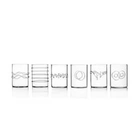 set of 6 shot glasses