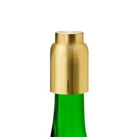 Collar vacuum seal bottle stopper