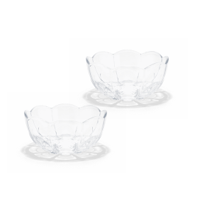 Lily bowl cm 13 set of six clear